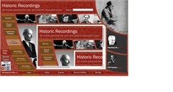 Desktop Screenshot of historic-recordings.co.uk